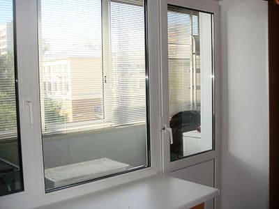 Окна на балкон из алюминиевого профиля