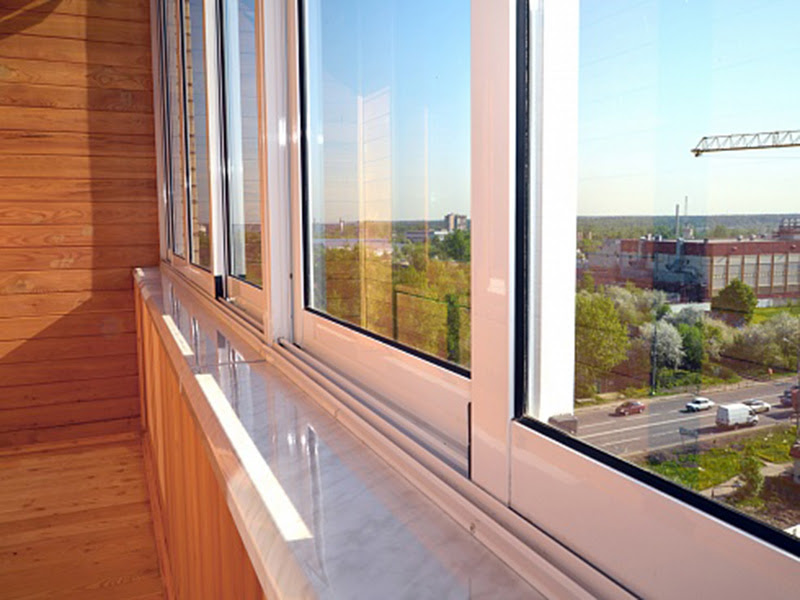 Алюминиевые раздвижные окна на балкон Москва