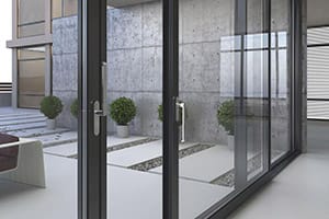 Раздвижные двери из алюминиевого профиля цена
