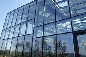 Алюминиевые окна для торговых центров