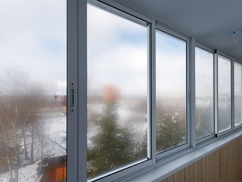 Холодные алюминиевые раздвижные окна