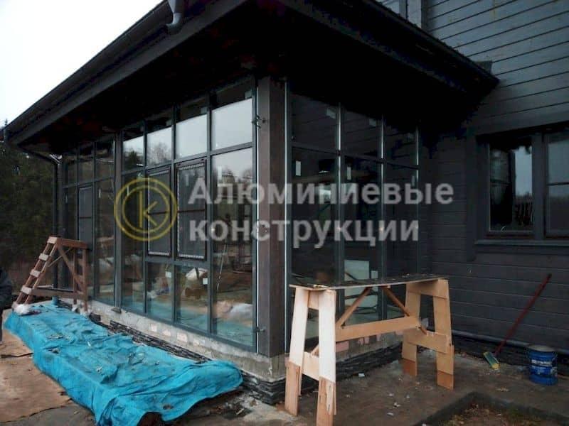 Установка алюминиевых окон в частный дом в Ногинске